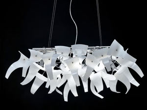 DIVA - Crystal pendant lamp _ Metal Lux